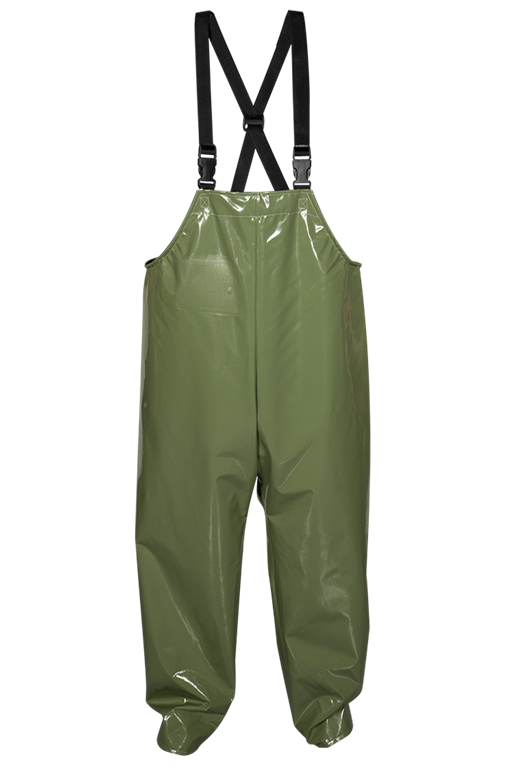 Bib Overall in FlexLite Green Sealed Only SealedOnly Garments