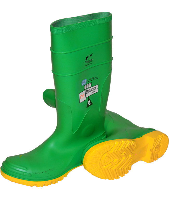 Green Hazmax Steel Toe Boots SteelToe Standard Safety Equipment