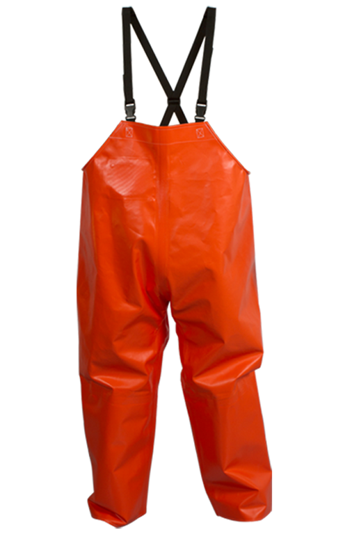 Bib Overall in CPE Double Leg Cuffs Bib Overalls Standard Safety Equipment Company