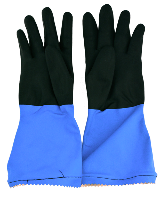 Blue/Black Neoprene Gloves Neoprene Gloves Standard Safety Equipment Company