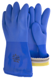 Blue Triple-dipped PVC Gloves New Standard